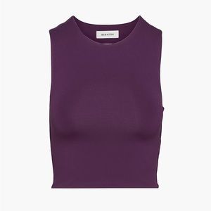Aritzia Babaton Contour Muscle Tank in Dewberry Purple